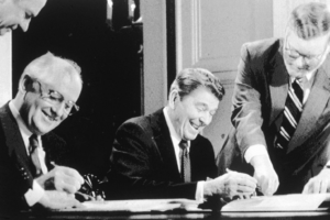 Signing of the INF Treaty